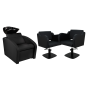 Zestaw Mebli Comfort + 2 Fotele Holly B Czarne - 2